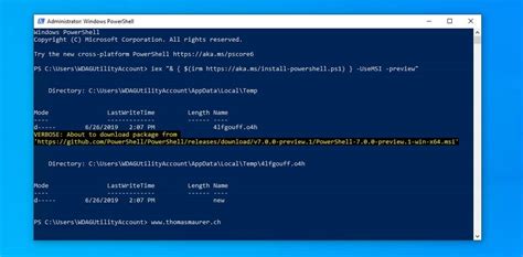 Download Windows PowerShell 7.5.0